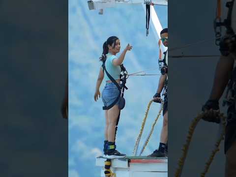 Girl Died😳bungee jumping #bunjeejumping #adventure #viral
