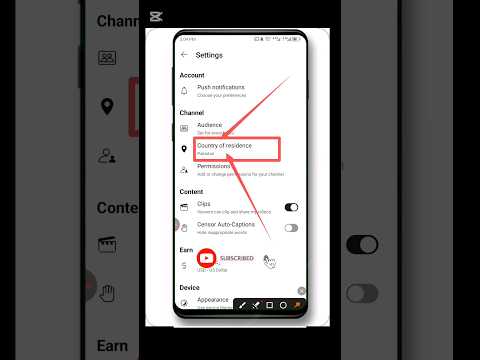 how to select country in YouTube channel #shorts #youtubeshorts#viral