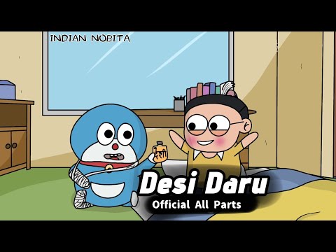 Indian Doraemon parody Desi Daru [ All parts 1 to 6 ] @ComicBagh