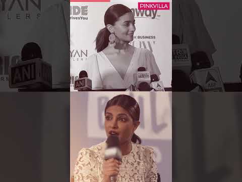 Voices of Impact! #priyankachopra and #aliabhatt, ponder the significance of sharing opinions.