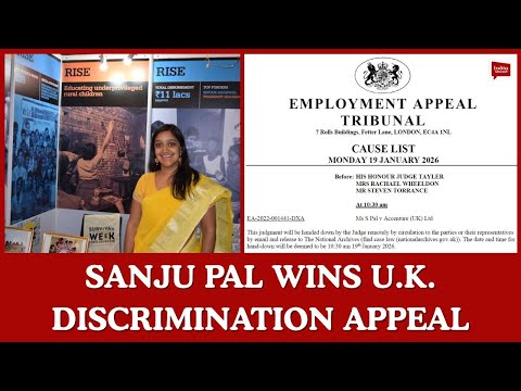 Sanju Pal wins U.K. discrimination appeal| India Abroad
