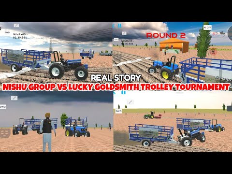 Nishu Group vs Lucky Goldsmith Group trolley tournament😱 in Indian Desi Life Simulator 3d💥 Part 02