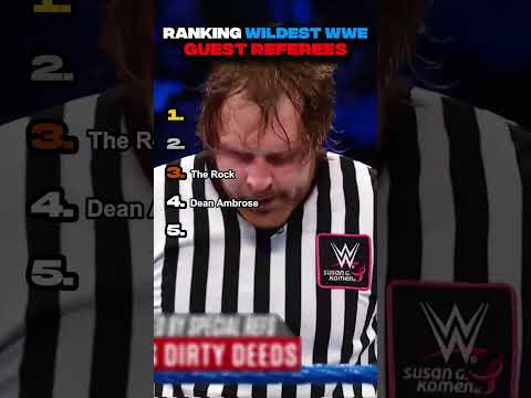 Ranking WWE Wildest Guest Referees