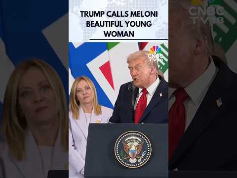 WATCH: Italy PM Giorgia Meloni’s Viral Reaction After President Trump Calls Her “Beautiful” | N18G