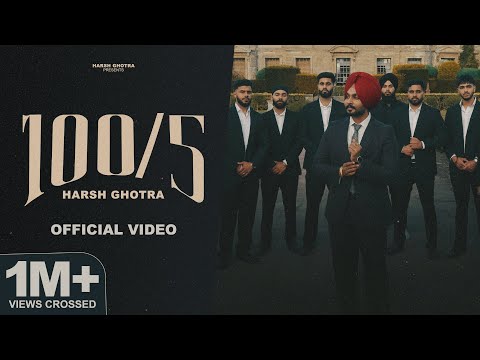 100/5 (Official Video) Harsh Ghotra | Jang Dhillon | BeatCop | New Punjabi Song 2025 | Tru Makers