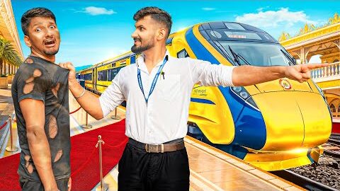 Going to Vande Bharat Express in Beggar Dress!
