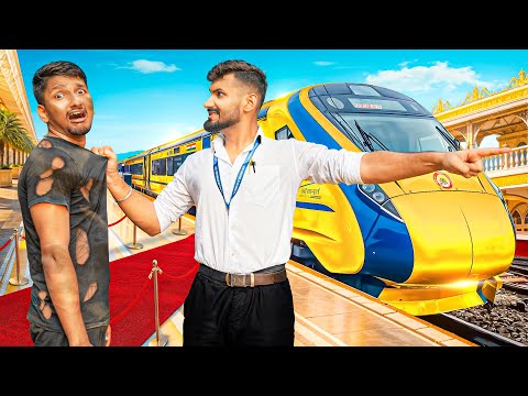 Going to Vande Bharat Express in Beggar Dress!