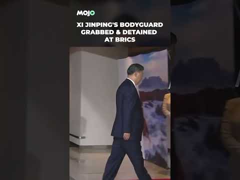 Viral Video: Xi Jinping’s Bodyguard Grabbed & Detained As He Tries To Enter BRICS Summit #shorts