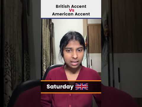British vs American Accent – English Speaking #shorts