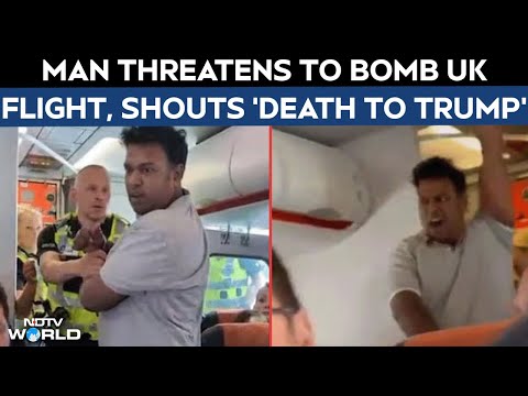 Viral Video: Man Arrested For Threatening To Bomb UK Flight, Shouting ‘Allahu Akbar’, Death To Trump