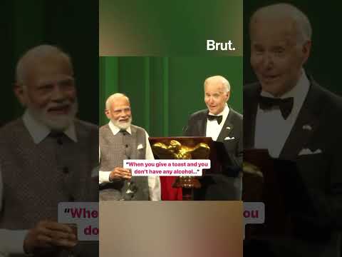 PM Narendra Modi raised a toast with US President Joe Biden at the State Dinner in the White House