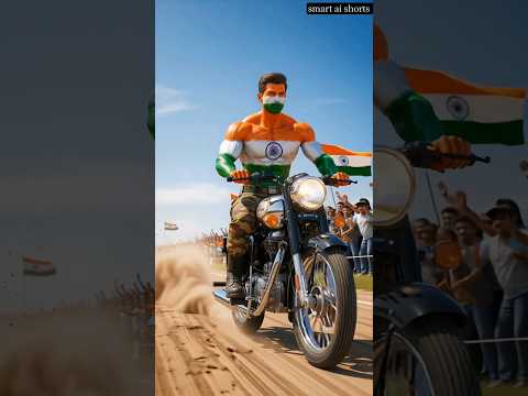 Desi Power Ride 💪 | Indian Soldier on Bike 🇮🇳 | Ultimate Patriot Vibes#shortvideo #army