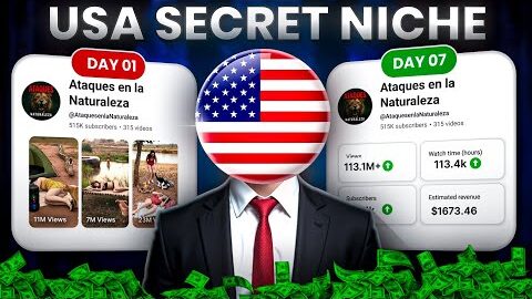 Goldmine USA-Based Secret YouTube Niche 📈 Viral Faceless USA based Ai Niche in 2026 🔥