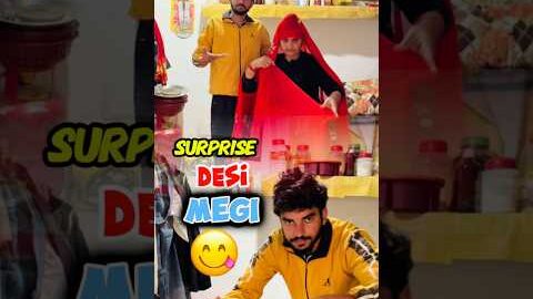 Wow Surprise Desi Megi 🤪 | #minivlog #shorts