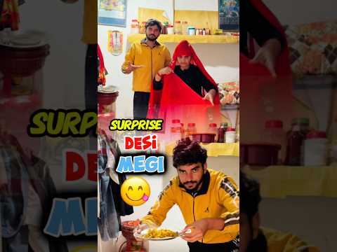 Wow Surprise Desi Megi 🤪 | #minivlog #shorts