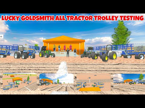 Lucky Goldsmith Dinosaur Group Harrow Trolley Tournament in Indian Desi Life Simulator 3d😱