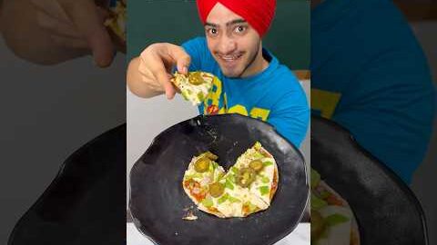 Aj Jugaad wala * Desi pizza * Bnaya 😱 | street food ​⁠@Param_aedy #shorts #shortsfeed