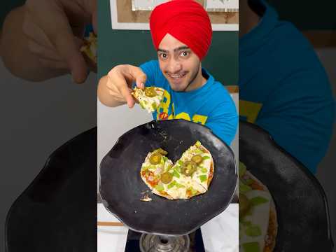 Aj Jugaad wala * Desi pizza * Bnaya 😱 | street food ​⁠@Param_aedy #shorts #shortsfeed