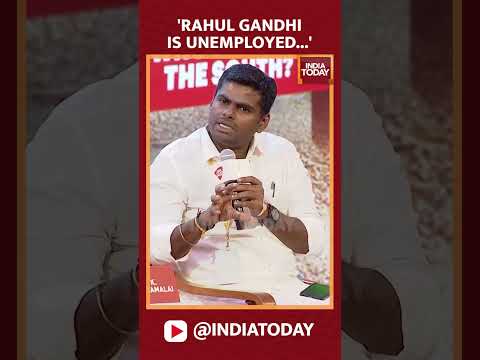 Just Because Rahul Gandhi Is Unemployed, Doesn’t Mean India’s Youth Is Jobless: BJP Chief Annamalai