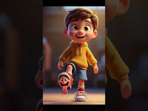 Konuşan ayakkabı. Kısa film… #3d #3danimation #çizgifilm #anime #animation #keşfet #automobile #rek