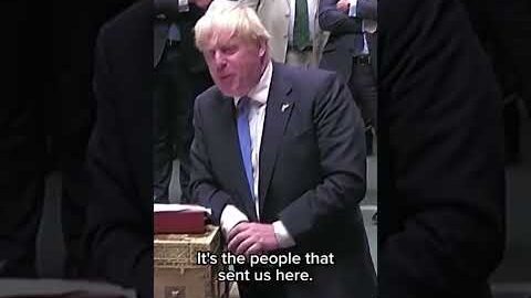 Boris Johnson’s Final Speech As #PrimeMinister