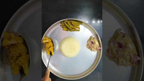 #shorts😋#desi non veg lunch thali for husband #youtubeshorts#lunchbox#bhajanthali#ytshorts#viral