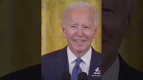 US President Joe Biden reacts to Rishi Sunak’s win