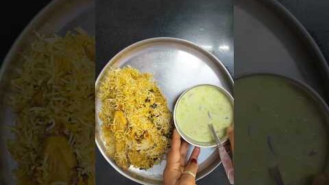 #shorts😋#desi biriyani lunch thali for husband #youtubeshorts#lunchbox#bhajanthali#ytshorts#viral