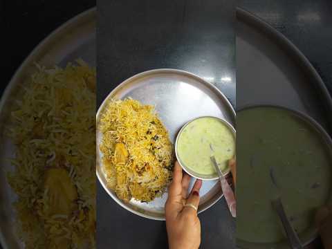 #shorts😋#desi biriyani lunch thali for husband #youtubeshorts#lunchbox#bhajanthali#ytshorts#viral