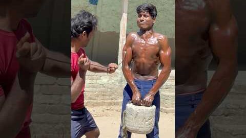 naya bodybuilder, YouTube gym health #village Desi #stand man #exercise #trendpost, #Motivation￼🌍😭