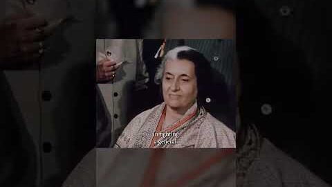 This Interview Of Indira Gandhi From The Past Is Viral | Indira Gandhi Press Conference #shorts