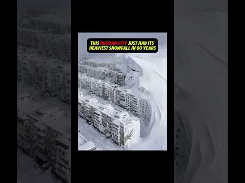 Kamchatka’s capital has been slammed by its most extreme snowfall in decades ❄️