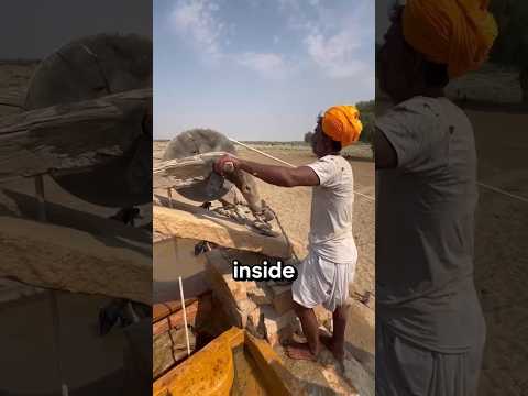 The Traditional Way of Drawing Water from a Well.