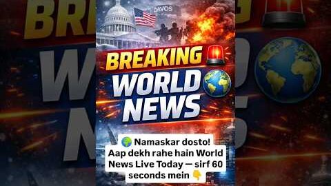 Breaking World News Today | Global Headlines in 60 Seconds 🌍🚨 #news
