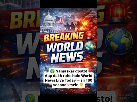 Breaking World News Today | Global Headlines in 60 Seconds 🌍🚨 #news