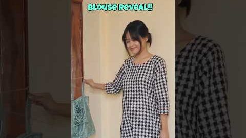 BLOUSE REVEAL ✨✨✨ #saraswatipuja #saree #flipkart #indian #desi #sareehaul #trending