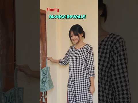 BLOUSE REVEAL ✨✨✨ #saraswatipuja #saree #flipkart #indian #desi #sareehaul #trending