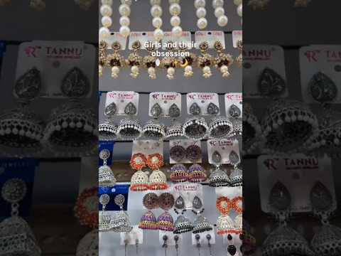 girls and their obsessions #bangles #earrings #desi #eyelens #shortsfeed #shorts