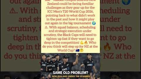 Same Old Problem? Akash Chopra Exposes NZ’s Weakness! #shorts #usa #uk #australia #canadacricket #un