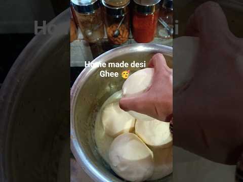 Home made desi Ghee 🥳#desi ghee #natural #ytshorts