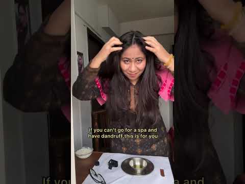 Desi DIY hair care for dandruff ✨ #viral #love #haircare #mother #dandruff