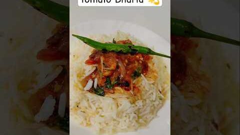 Spicy Tomato Delight 😍 Quick Comfort Meal  #indianfood #easyrecipe #Bhartarecipe #desi #Lunch