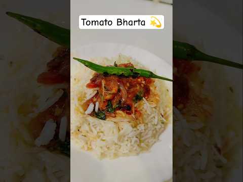 Spicy Tomato Delight 😍 Quick Comfort Meal  #indianfood #easyrecipe #Bhartarecipe #desi #Lunch