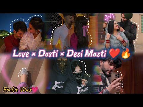 POV: Love, Dosti & Desi Masti ❤️🔥 | Bollywood × Punjabi Playlist