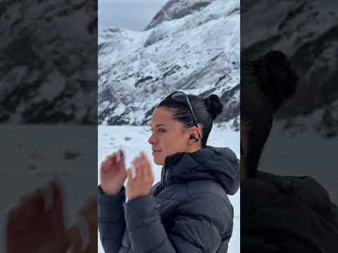 In the Alps with Shokz – code DESI for $25 off #dolomites#alps #headphones