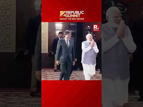 Watch: Arnab Goswami Welcomes PM Narendra Modi To Republic Summit 2024 | Bharat The Next Decade