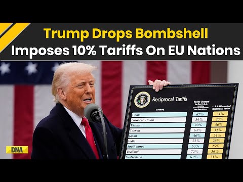 Trump News: US President Announces 10% Tariff On EU Nations For Opposing Greenland Plan