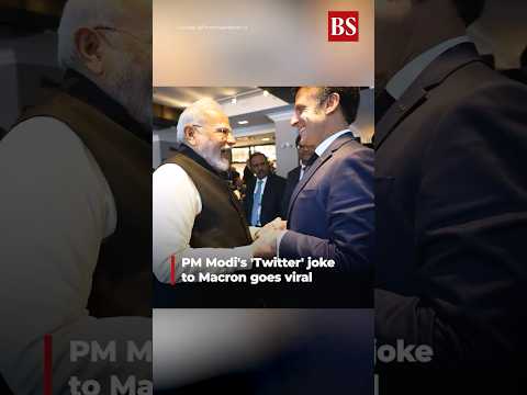 Watch: PM Modi’s ‘Twitter’ joke to Macron goes viral #macron #g7summit2025 #pmmodi