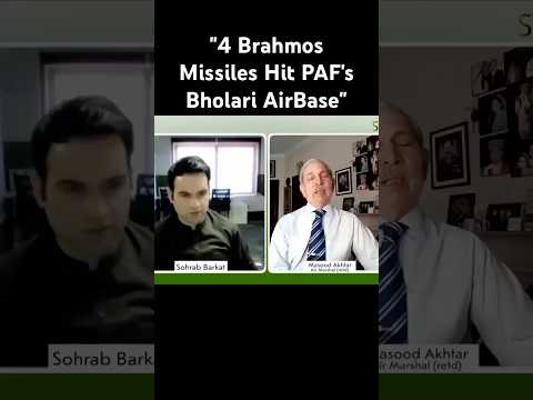 “4 Brahmos Missiles Hit The Airbase..” Pakistani Air Marshal’s Viral Confession