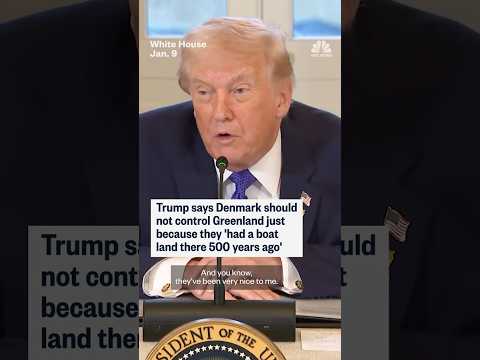 Trump: Denmark should not control Greenland just because they ‘had a boat land there 500 years ago’